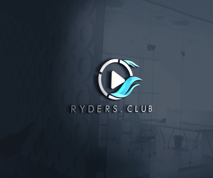 new video and ryders club logo design